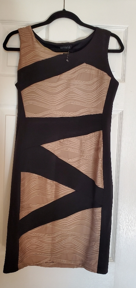 EnFocus Studio Bandage Colorblock Dress